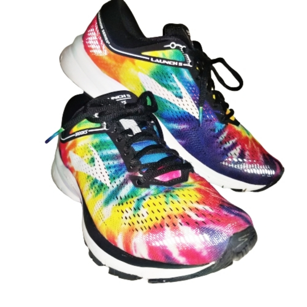 Brooks Launch 5 Sneakers Tye Dye Running Shoe 9